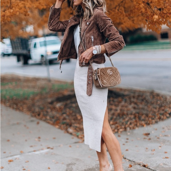 faux suede women jacket long sleeve jacket belted autumn winter - Picture 6 of 9